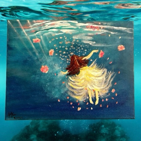 ‘Off the Deep End’ Original Painting - Picture 1 of 4